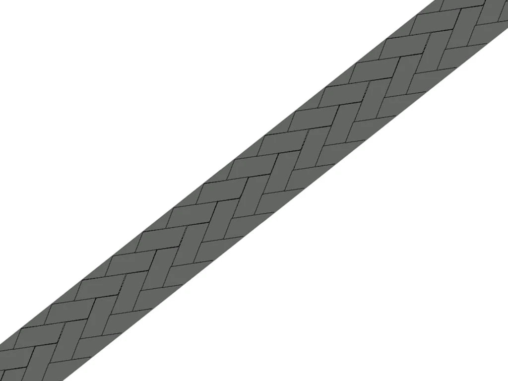 Dynatec-T12-4 mm-grau HMPE Seil (wie "DYNEEMA") (Carbon Seil)